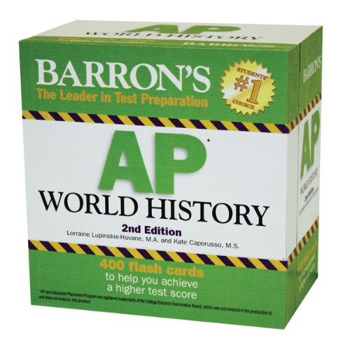 Barron'S Ap World History Flash Cards,New