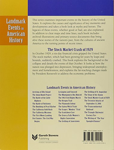 The Stock Market Crash of 1929 (Landmark Events in American History),Used