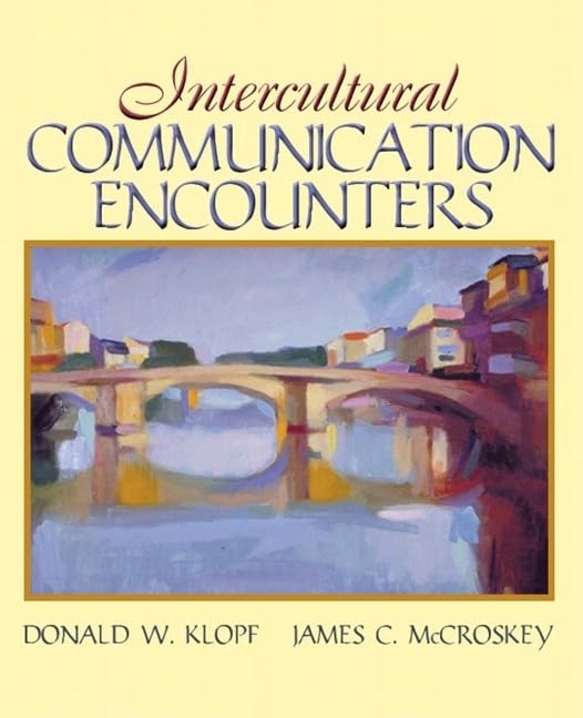Intercultural Communication Encounters,New