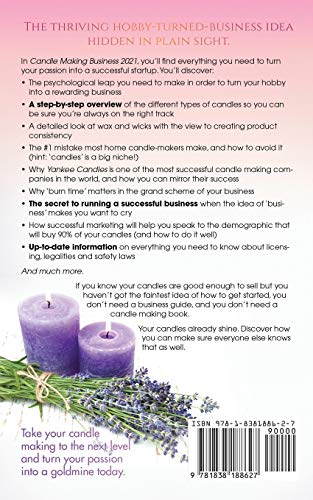 Candle Making Business: How To Start, Grow And Run Your Own Profitable Home Based Candle Making Startup Step By Step In As Littl