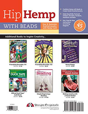 Hip Hemp with Beads: Easy & Awesome Knotted Jewelry with Hemp Cord (Design Originals),Used