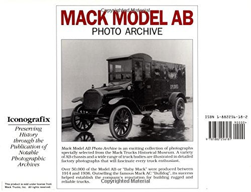 Mack Model AB Photo Archive,Used