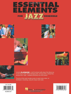 Essential Elements for Jazz Ensemble: A Comprehensive Method for Jazz Style and Improvisation, Alto Saxophone (Bk/Online Media),Used