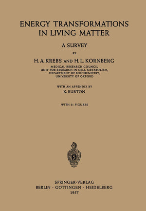 Energy Transformations In Living Matter: A Survey,Used