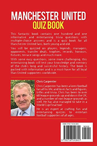Manchester United Quiz Book: 101 Questions about Man Utd,Used