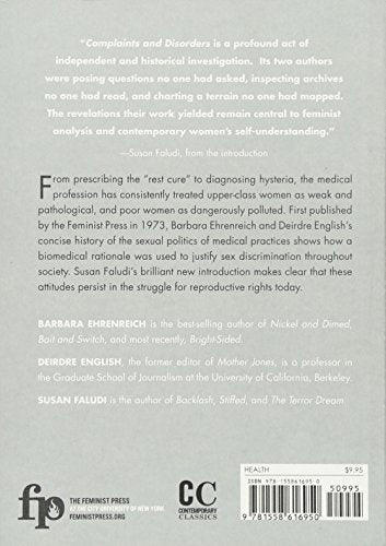 Complaints & Disorders [Complaints And Disorders]: The Sexual Politics Of Sickness (Contemporary Classics)