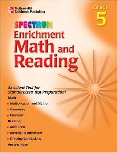 Spectrum Enrichment Math and Reading, Grade 5,Used