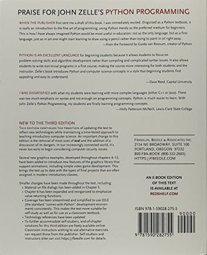 Python Programming: An Introduction to Computer Science, 3rd Ed.,New