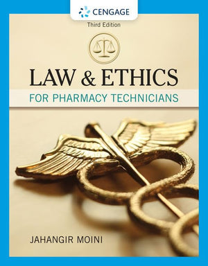 Law And Ethics For Pharmacy Technicians,New