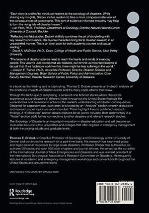 The Sociology of Disaster: Fictional Explorations of Human Experiences,Used