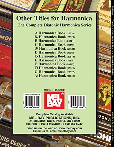 Mel Bay Complete 10Hole Diatonic Harmonica Series: Db,Used