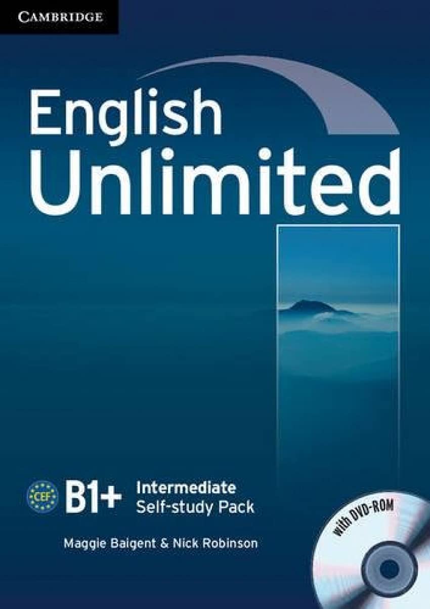 English Unlimited Intermediate Selfstudy Pack (Workbook with DVDROM),Used