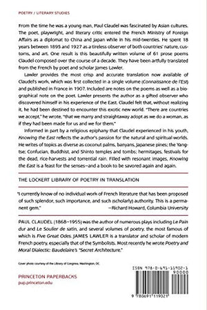 Knowing the East (The Lockert Library of Poetry in Translation, 54),Used