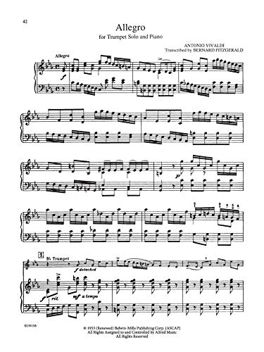 The Trumpet Collection: Compositions and Transcriptions of Bernard Fitzgerald (Trumpet & Piano),Used