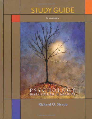 Study Guide for Psychology In Modules,Used