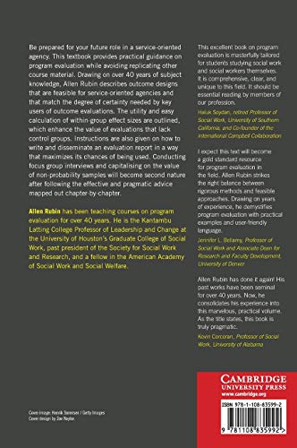 Program Evaluation: Pragmatic Methods for Social Work and Human Service Agencies,Used