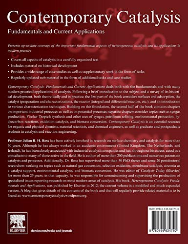 Contemporary Catalysis: Fundamentals and Current Applications,Used