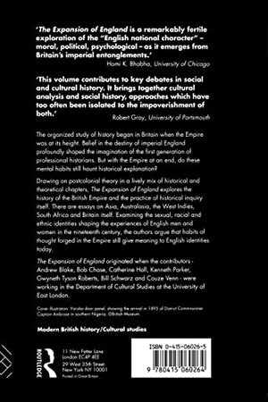 The Expansion of England: Race, Ethnicity and Cultural History,Used