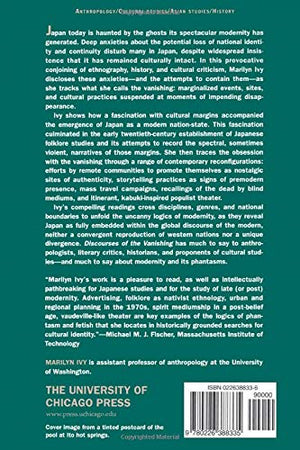 Discourses of the Vanishing: Modernity, Phantasm, Japan,Used
