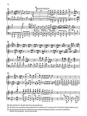 Duettino concertante: Based on the Finale of Mozart's Piano Concerto in F Major, K. 459 (Alfred Masterwork Edition),Used