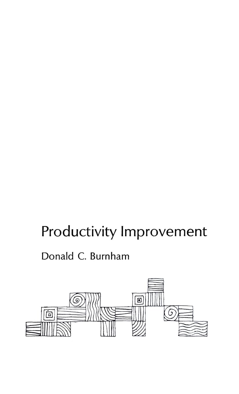 Productivity Improvement (James S. Carpentier Lectures,),Used