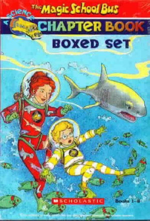 The Magic School Bus Chapter Book Boxed Set, Books 18: Penguin Puzzle, The Great Shark Escape, The Giant Germ, Twister Trouble,