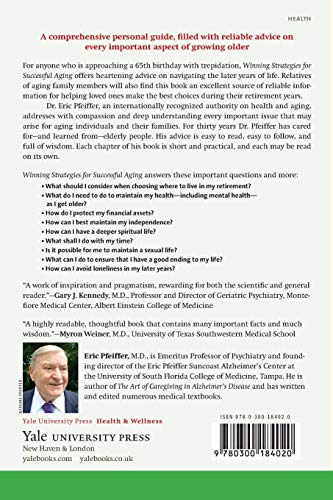 Winning Strategies for Successful Aging (Yale University Press Health & Wellness),Used