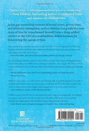 The Upside of Fear: How One Man Broke the Cycle of Prison, Poverty, and Addiction,Used