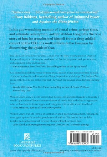 The Upside of Fear: How One Man Broke the Cycle of Prison, Poverty, and Addiction,Used