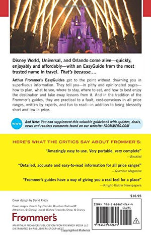 Frommer's EasyGuide to Disney World, Universal and Orlando 2017 (Easy Guides),Used