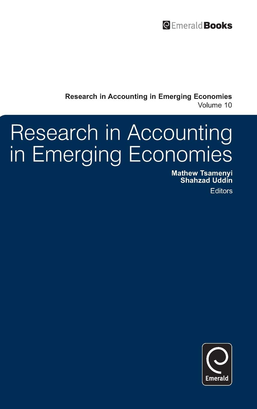 Research in Accounting in Emerging Economies (Research in Accounting in Emerging Economies, 10),Used