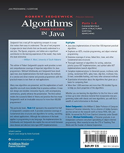 Algorithms in Java, Parts 14,New