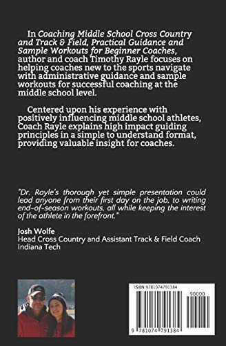 Coaching Middle School Cross Country and Track & Field: Practical Guidance and Sample Workouts for Beginner Coaches,Used