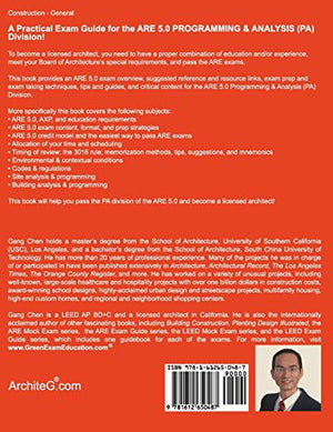 Programming & Analysis (PA) ARE 5.0 Exam Guide (Architect Registration Examination): ARE 5.0 Overview, Exam Prep Tips, Guide, an,Used