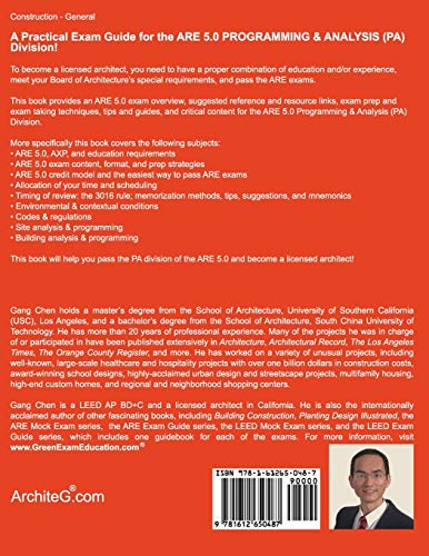 Programming & Analysis (PA) ARE 5.0 Exam Guide (Architect Registration Examination): ARE 5.0 Overview, Exam Prep Tips, Guide, an,Used