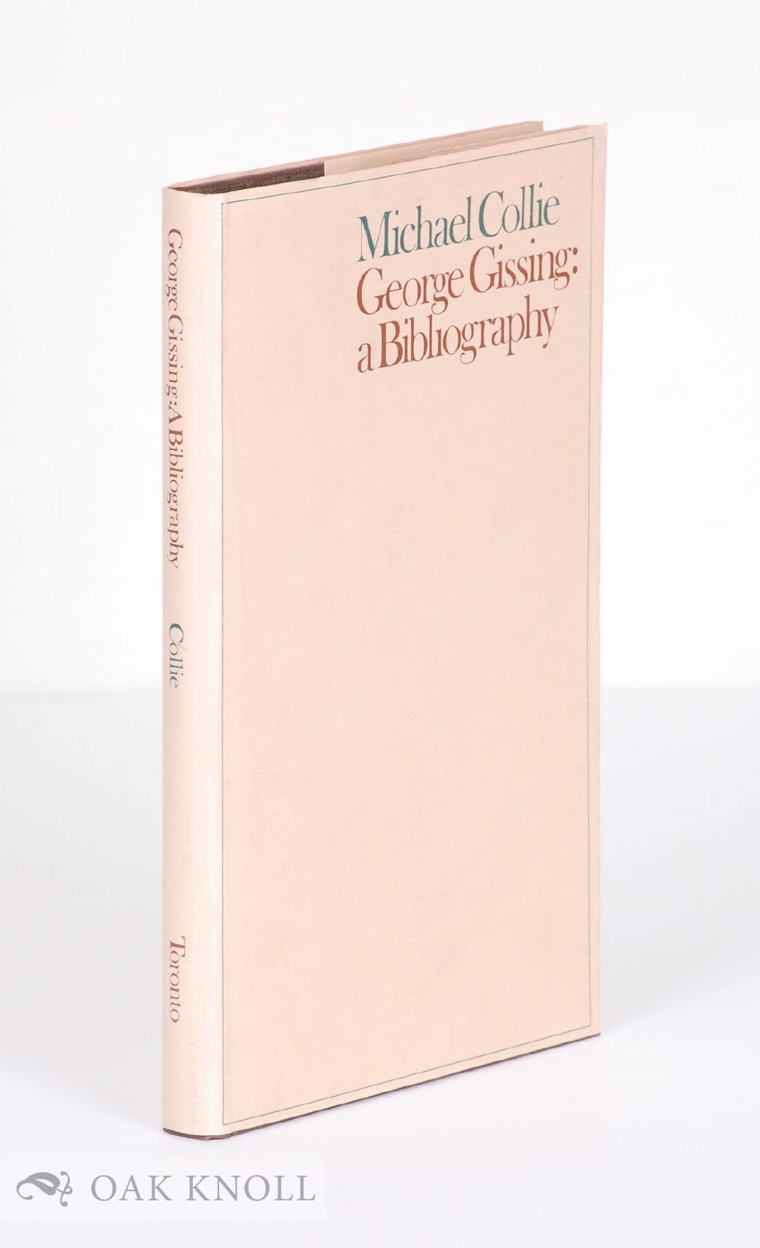 George Gissing: A bibliography,Used