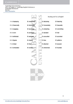 Cambridge English Proficiency 2 Student'S Book With Answers: Authentic Examination Papers From Cambridge English Language Assess
