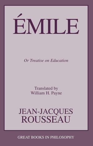 Emile: Or Treatise on Education (Great Books in Philosophy),Used