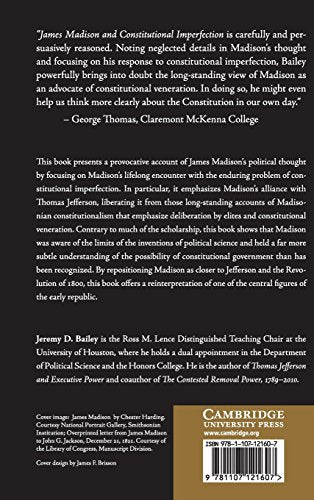 James Madison and Constitutional Imperfection,Used