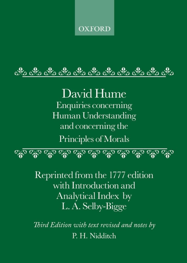 Enquiry Concerning Human Understanding and Concerning the Principles of Morals,Used