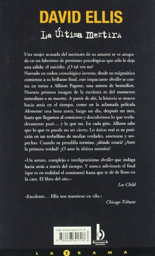 LA ULTIMA MENTIRA (Spanish Edition),Used