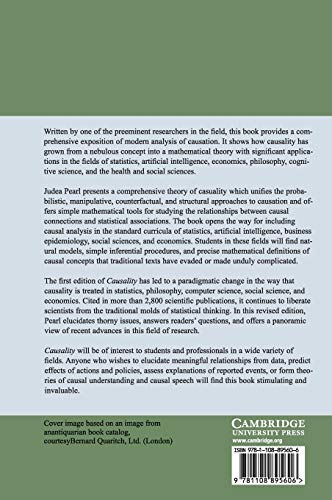 Causality: Models, Reasoning and Inference,Used