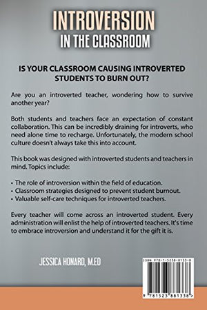 Introversion in the Classroom: How to Prevent Burnout and Encourage Success,Used