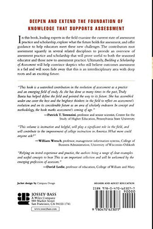 Building a Scholarship of Assessment,Used
