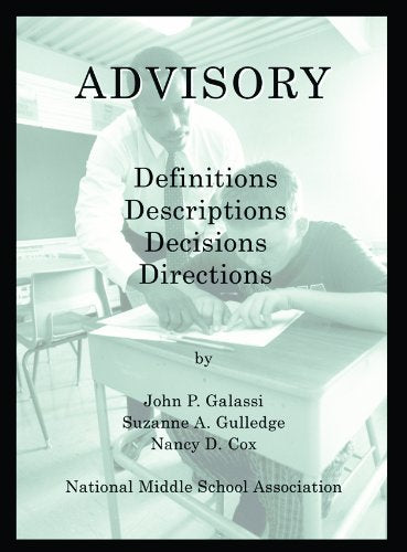 Advisory: Definitions; Descriptions; Decisions; Directions,Used