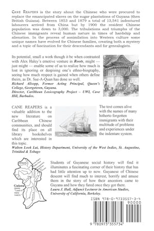 Cane Reapers 3rd Edition: Chinese Indentured Immigrants in Guyana,Used