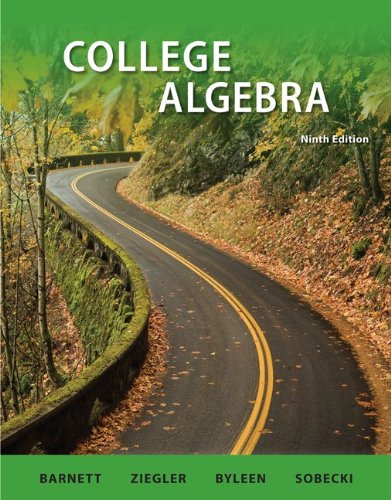 Student Solutions Manual College Algebra,Used