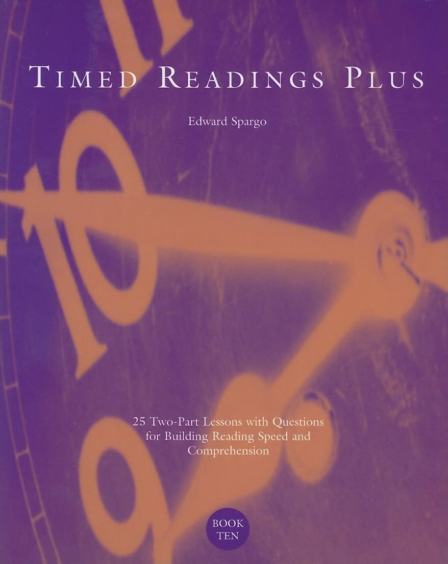 Timed Readings Plus: Book 10 (JT: READING RATE & FLUENCY),Used