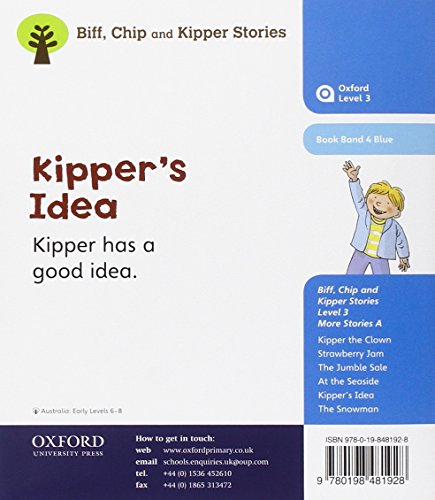 Oxford Reading Tree: Level 3: More Stories A: Kipper's Idea,Used
