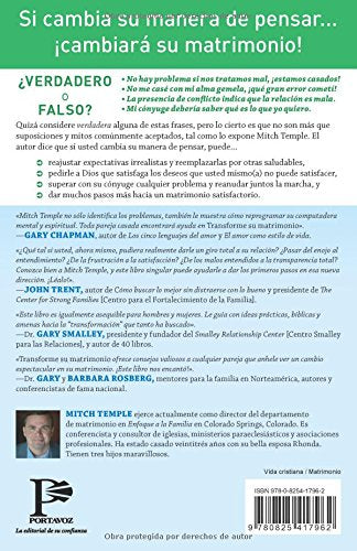 Transforme su matrimonio (Spanish Edition),Used